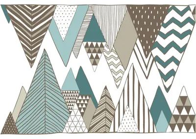 Produktbild von Wandtattoo – Schlafzimmer-/Wohnzimmerdekoration – Riesiges skandinavisches Bergmotiv NEOVOLCANIK – 110 x 165 cm