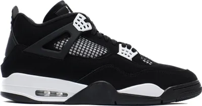 Obrázek produktu pro Nike Air Jordan 4 Retro White Black Black Thunder Pánské tenisky - EU 49,5