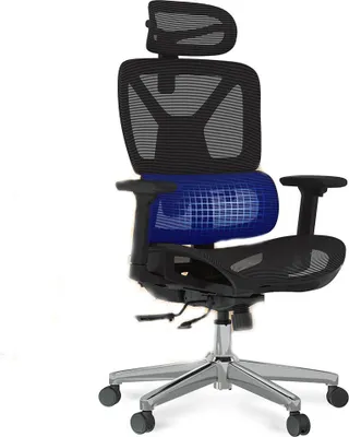 Obrázek produktu pro Ergonomická kancelářská židle ErgoX s výškově nastavitelným sedákem, černá