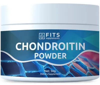 Obrázok produktu pre Chondroitín – prášok, 1 g – podpora zdravia kĺbov a pohyblivosti