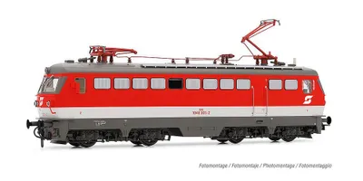 Produktbild von Rivarossi E-Lok Rh1046, rot-grau, Einholmpanthografen, ÖBB, Epoche IV-V HR2856