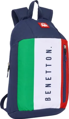 Produktbild von Lässiger Rucksack Benetton Flag Marineblau 22 x 39 x 10 cm