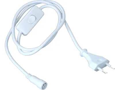Produktbild von Bioledex Anschlusskabel 1m mit Schalter und Euro-Stecker 2-polig für TIP65-System