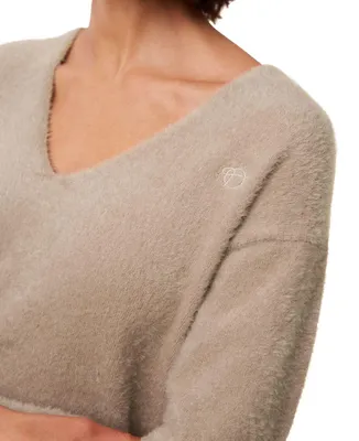 Immagine prodotto di Maglione termico da donna Triumph, modello Smart, scollo a V, colore Ginger, taglia S