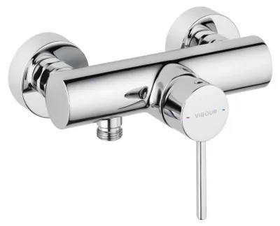 Produktbild von VIGOUR V3 grace Einhand-Aufputz-Brausebatterie eigensicher für Durchlauferhitzer, verchromt