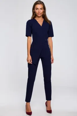 Produktbild von Stylove Jumpsuit für Frauen Danbrald S241 dunkelblau S
