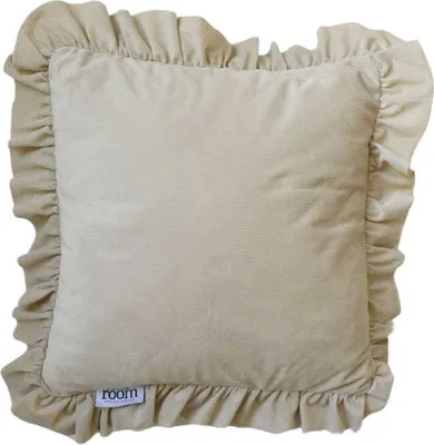 Produktbild von Bettwäsche Mit Rüschen Kissenbezug Kissenhülle 40X40 Cm Helles Beige