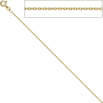 Produktbild von JOBO Ankerkette 333 Gelbgold 1,2 mm 42 cm Gold Kette Halskette Federring