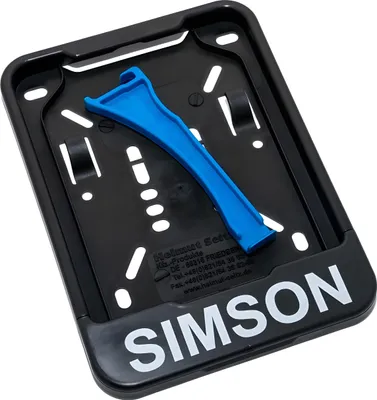 Zdjęcie produktu dla Zamienny uchwyt na tablice rejestracyjna z nadrukiem Simson