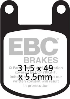 Produktbild von FA050 EBC  Blackstuff Bremsbeläge
