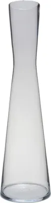 Produktbild von INNA-Glas Schlanke Bodenvase Syrma aus Glas, transparent, 60 cm, Ø 14,5 cm - Schmale Vase