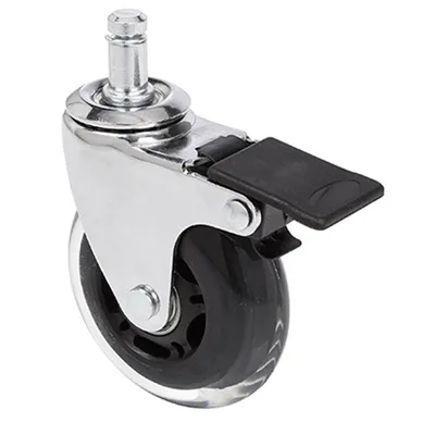 Zdjęcie produktu dla hjh Kółka do krzeseł biurowych 5x ROLO SKATE CT 11mm/75mm wymienne kółka do krzeseł biurowych do parkietów, laminatów, płytek lub podłóg kamiennych
