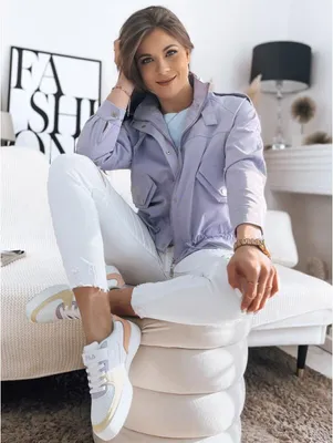 Image de Veste bomber pour femme SISI, couleur violet, taille L