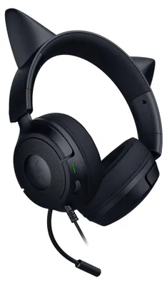 Produktbild von Razer Kraken Kitty V3 X, Kabelgebunden, Gaming, 20 - 28000 Hz, 270 g, Kopfhörer, Schwarz