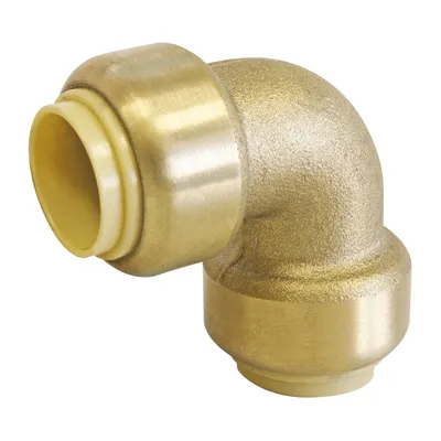 Productafbeelding van SOMATHERM VOOR U - Koperen bocht met klemverbinding voor koperen, PE- of meerlaagsbuizen, diameter 16 mm