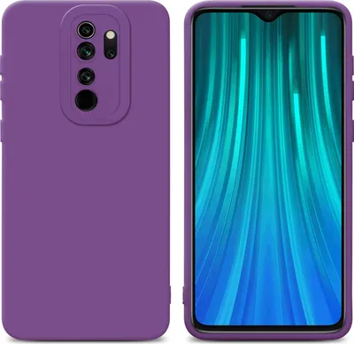 Produktbild von Cadorabo Hülle für Xiaomi RedMi NOTE 8 PRO Schutz Hülle in Lila TPU Silikon Etui Case Handyhülle