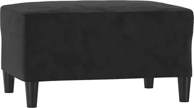 Produktbild von vidaXL Fußhocker Schwarz 70x55x41 cm Samt