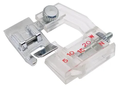 Biasfuß für Schrägband, Bündchen und Säume, 5-20 mm, Snap-On