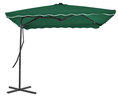 Produktbild von vidaXL Sonnenschirm mit Stahl-Mast 250x250 cm Grün
