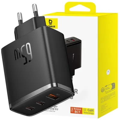 Produktbild von Baseus Cube Pro 3 Ports Schnellladegerät 65W