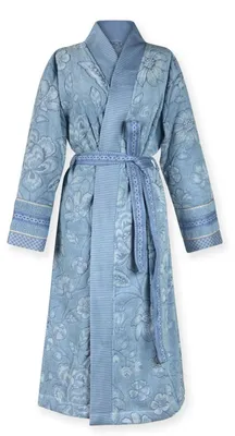 Produktbild von Pip Studio Bademantel XS Hellblau | Jasmin Jacquard