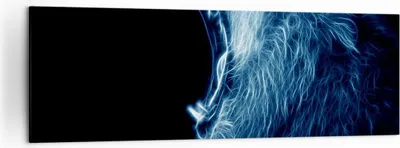 Produktbild von Bild auf Leinwand - Leinwandbild - Abstraktion Tier - 160x50cm - Wand Bild - Wanddeko - Wandbilder - Leinwanddruck - Bilder - Kunstdruck - Wanddekoration - Leinwand bilder - Wandkunst - AB160x50-3797