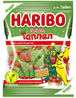 Produktbild von Haribo Riesen Tannen vegetarisch 200g