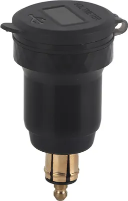 Immagine prodotto di presa caricabatterie USB per moto da 12V-24V con display a LED Spina UE