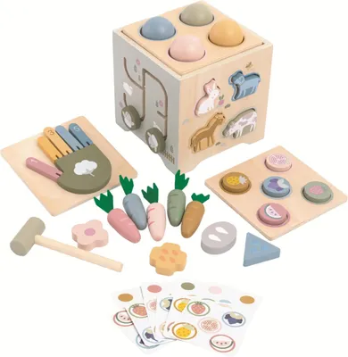 Imagen del producto de 2Kids Toys: Cubo de actividades motoras multifuncional
