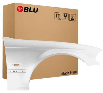 Productafbeelding van BLU Spatbord geschikt voor BMW 3 E46 Lift 300 Rechts Wit AlpinWeiss | 2001-2005 | Voorzijde | Gelakt | Montageklaar