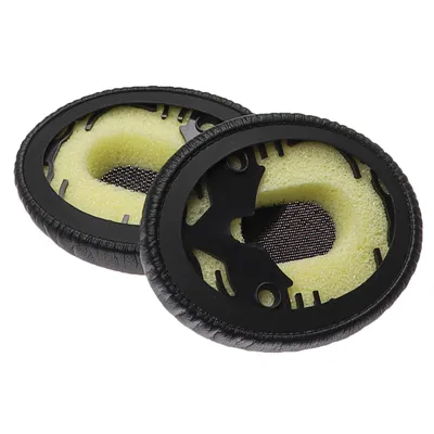 Produktbild von vhbw Ohrpolster kompatibel mit Bose QuietComfort 3, QC3 Kopfhörer Headset, Kunststoff Schwarz