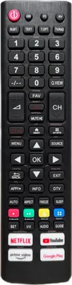 Obrázek produktu pro Univerzální dálkový ovladač k televizoru Náhradní dálkový ovladač pro LED LCD televizory různých značek s tlačítky síťové platformy