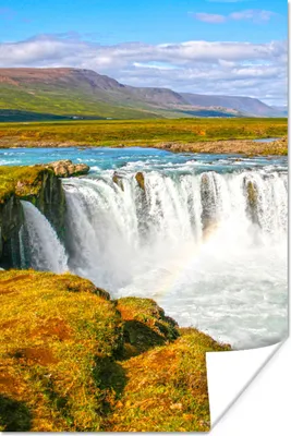 Produktbild von MuchoWow® Poster Wasserfall - Wasser - Natur 40x60 cm - Plakate für die Wand - Poster Babyzimmer