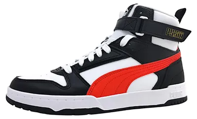 Produktbild von Puma RBD Game White-High Risk Red Black Team Gold Größe EU 39