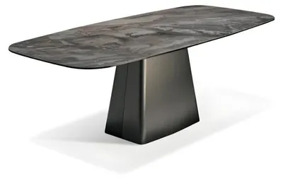 Obrázek produktu pro Jídelní stůl Nábytek do jídelny Moderní černý design Dřevěný stůl