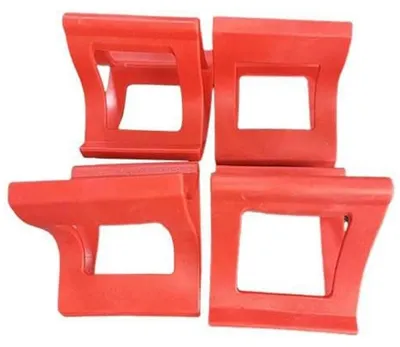Productafbeelding van Skateboard-beschermers, 4 stuks, rood, rubber, voor beginners