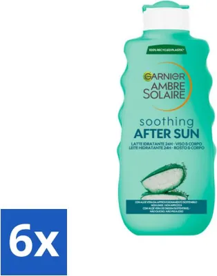 Zdjęcie produktu dla Garnier - Ambre Solaire - Mleczko po opalaniu - Łagodzące - 175 ml - Value pack - 6 szt