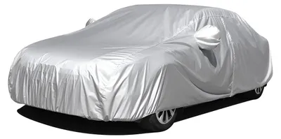 Immagine prodotto di Copertura impermeabile per auto - Copertura universale per auto - Resistente ai raggi UV - Resistente ai graffi - Antipolvere - Tessuto in poliestere 170T - Dimensioni 405x166x120 cm - Copertura per veicoli