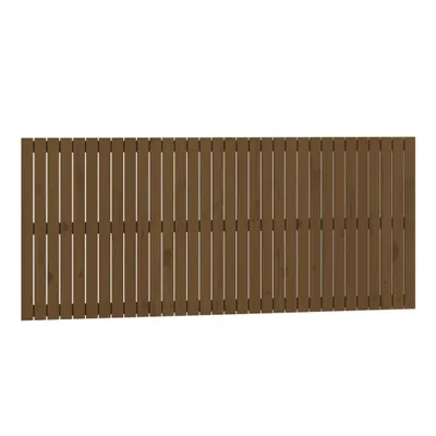 Produktbild von Wand-Kopfteil Honigbraun 204x3x90 cm Massivholz Kiefer
