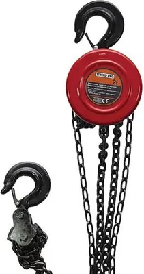Obrázek produktu pro Strend Pro TRC9010 kladkostroj, 1 tuna/řetěz L-2,5 m Řetězový kladkostroj, kladkový blok