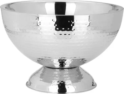 Produktbild von Champagner-/Flaschenkühler Bowl Hammerschlag-Optik (H) 21 x (Ø) 32 cm