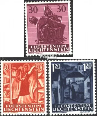 Produktbild von Briefmarken Liechtenstein 1962 Mi 424-426 (kompl.Ausg.) postfrisch Weihnachten