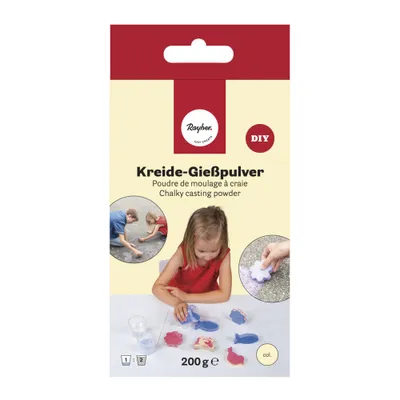 Immagine prodotto di Polvere da modellare per la produzione di gesso 200 g - colore giallo