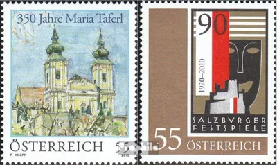 Produktbild von Briefmarken Österreich 2010 Mi 2867,2869 (kompl.Ausg.) gestempelt Gemeinde Maria Taferl