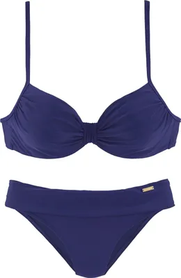 Produktbild von LASCANA Bügel-Bikini blau Größe 44 Cup D