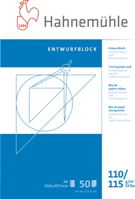 Produktbild von Hahnemühle Transparentpapier DIN A4 - A4