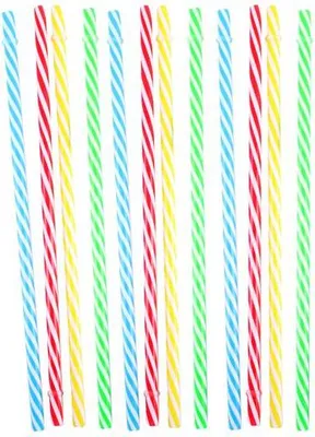 Zdjęcie produktu dla Słomki Do Picia Wielokrotnego Użytku 12Szt Plastikowe 6As