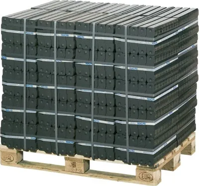 Produktbild von REKORD Braunkohle Briketts auf Palette 40x25kg Bündel, 1000kg Palette / Gluthalter / Nachtbriketts, inklusive EUR-Palette (kein Tausch) von HOLZBRX.de