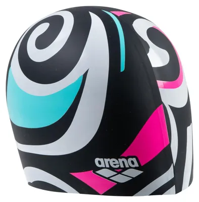 Zdjęcie produktu dla Czepek silikonowy Arena PRINT 2 do pływania, jeden rozmiar