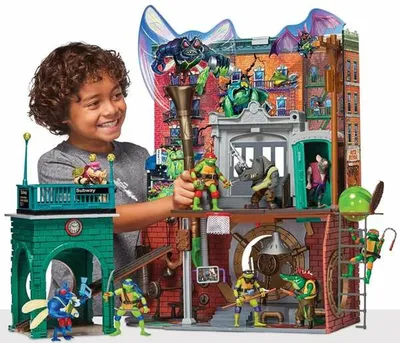 Immagine prodotto di Tortugas Ninja Sewerage Hiding Play Figure Multicolore Multicolore Taglia unica